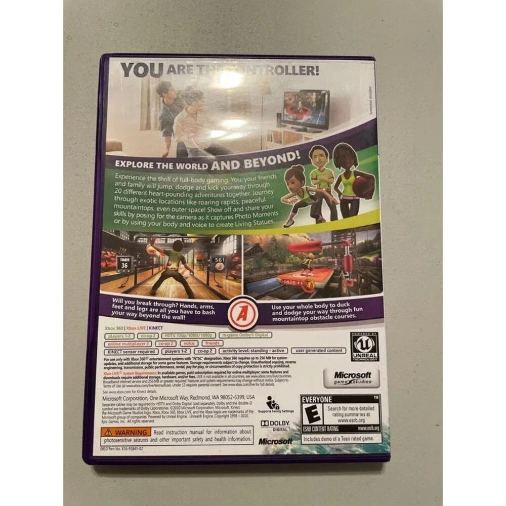 Kinect Adventures Xbox360 video game